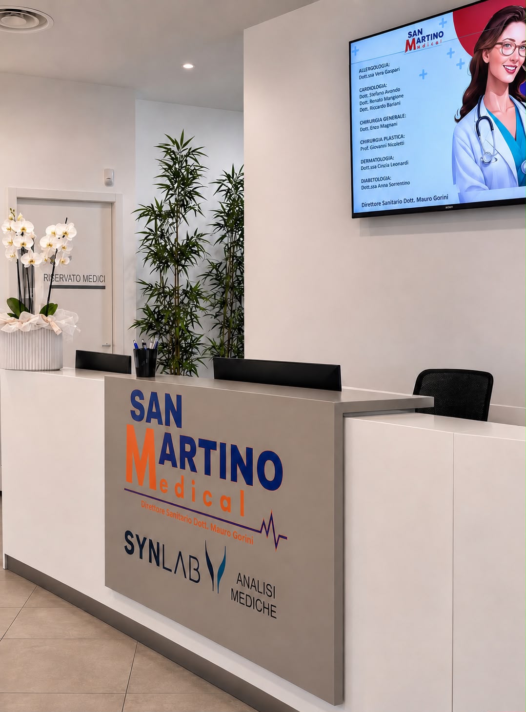 Reception San Martino Medical